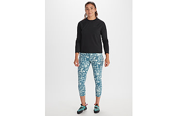 Image of Marmot Windridge Long Sleeve T-Shirt - Womens, Black, Extra Large, M14236-001-XL