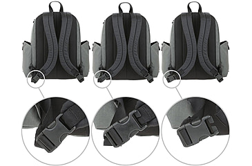 Image of Maxpedition Prepared Citizen Deluxe Backpack, Wolf Gray, PREPDLXW