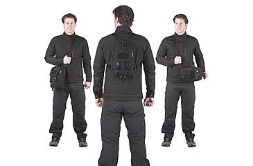 Image of Maxpedition TT12 Convertible Backpack, Black, 5.5in x 7in x 12in, PREPTT12B