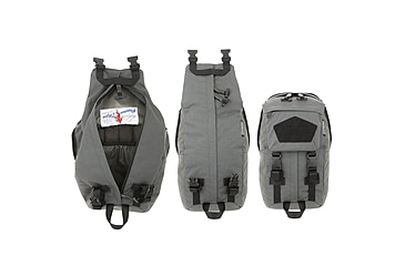 Image of Maxpedition TT12 Convertible Backpack, Wolf Gray, 5.5in x 7in x 12in, PREPTT12W