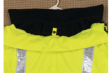 Image of MCR Safety Luminator Reversible Bomber Jacket, PU/Cotton Poly,ANSI Class 3, Attached Hide-Away Hood, Fluorescent Lime, XL, BRCL3LXL