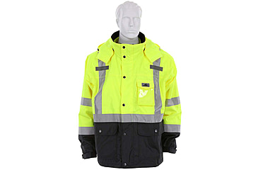Image of MCR Safety Vortex, 3-in-1 Jacket, Lime, Class 3 - VT238JHL