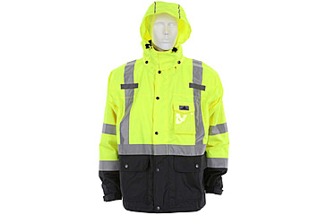 Image of MCR Safety Vortex, 3-in-1 Jacket, Lime, Class 3 - VT238JHL