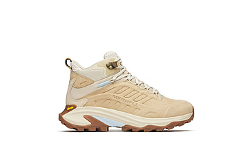 Image of Merrell Moab Speed 2 Leather Mid WP Hiking Shoes - Womens, Latte, 8.5 US, J038492-8.5