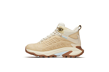 Image of Merrell Moab Speed 2 Leather Mid WP Hiking Shoes - Womens, Latte, 8.5 US, J038492-8.5