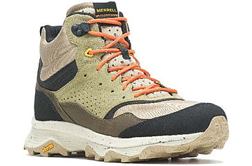 Image of Merrell Speed Solo Mid Waterproof Shoes - Mens, Clay/Olive, 12 US, J004535-12.0