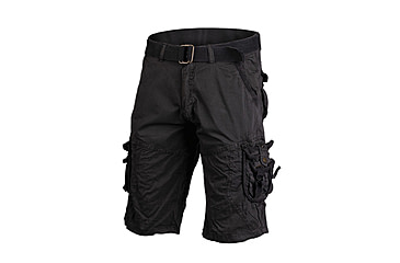 Image of MIL-TEC Pre-Washed Survival Shorts - Men's, Black, 2XL, 11404502-906