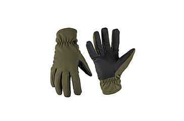 Image of MIL-TEC Thinsulate Softshell Gloves, OD Green, Large, 12521301-904