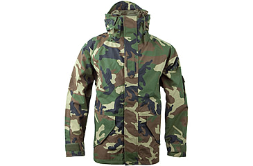 Image of MIL-TEC Trilam Wet Weather Jacket - Men's, Woodland Camo, Extra Large, 10620020-905