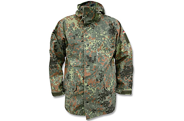 Image of MIL-TEC German Style Trilam. Wet Weather Jacket - Mens, Flecktarn Camo, 2XL, 10602021-005