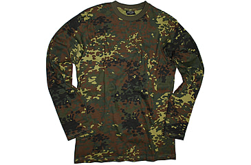 Image of MIL-TEC Long Sleeve T-Shirt - Men's, Flecktarn Camo, Small, 11065021-902