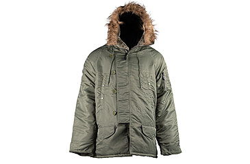 Image of MIL-TEC N3B Parka - Men's, Olive Drab, 2XL, 10181201-906