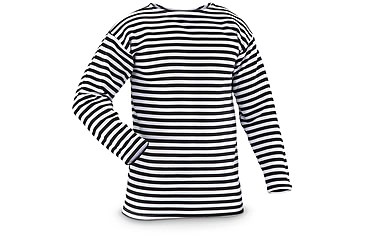 Image of MIL-TEC Striped Winter Sweater - Men's, Blue/White, 2XL, 10812000-906