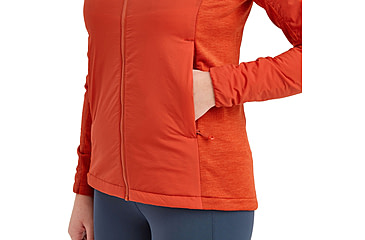 Image of Montane Fireball Lite Hoodie - Womens, Saffron Red, Medium, FFILHSAFM15