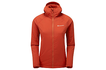 Image of Montane Fireball Lite Hoodie - Womens, Saffron Red, Medium, FFILHSAFM15