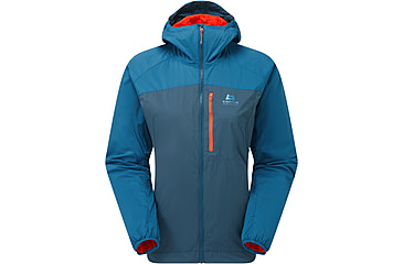 Image of Mountain Equipment Aerotherm Jacket - Womens, Majolica/Capsicum, 8, ME-006705MC-8