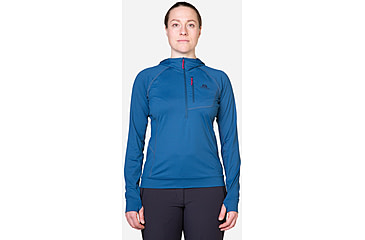 Image of Mountain Equipment Aiguille Hooded Top - Womens, Majolica Blue, 14, ME-007144 NM-14