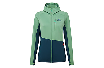 Image of Mountain Equipment Durian Hooded Jacket - Womens, Lichen/Majolica, 8, Me02004Lichen/Majolica8