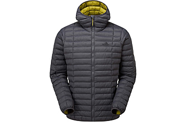 Image of Mountain Equipment Particle Hooded Jacket - Mens, Anvil/Obsidian, Extra Large, ME-006481-XL-An-Ob