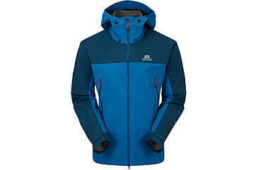 Image of Mountain Equipment Saltoro Jacket - Mens, Lapis Blue/Dk Ocean, 2XL, ME-003864-ME-01511-XXL