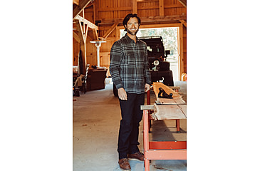 Image of Mountain Khakis Noda Flannel Shirt Classic Fit - Mens, Parchment, M, N41102PARCHMENTM