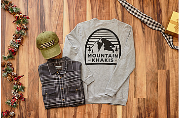 Image of Mountain Khakis Noda Flannel Shirt Classic Fit - Mens, Parchment, M, N41102PARCHMENTM
