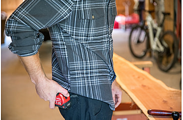 Image of Mountain Khakis Noda Flannel Shirt Classic Fit - Mens, Parchment, M, N41102PARCHMENTM