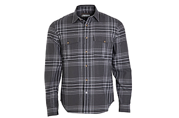 Image of Mountain Khakis Noda Flannel Shirt Classic Fit - Mens, Black, M, N41001BLACKM