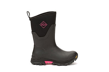 Image of Muck Boots Arctic Ice Grip A.T. Mid Boots - Womens, Black/Hot Pink, 11, ASVMA-404-PNK-110
