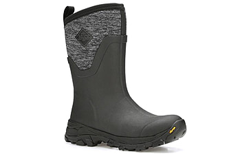 Image of Muck Boots Arctic Ice Grip A.T. Mid Boots - Women's, Black/Jersey Heather, 9, ASVMA-100-BLK-090