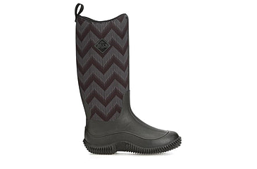 Image of Muck Boots Hale Multi-Season Boot - Womens, Black/Black Chevron, 11, HAW-1WAV-BLK-110