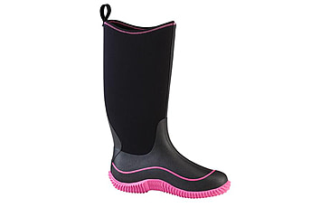Image of Muck Boots Hale Multi-Season Boot - Womens, Black/Hot Pink, 5, HAW-404-PNK-050