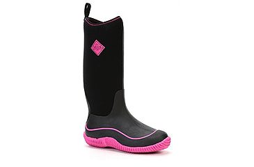 Image of Muck Boots Hale Multi-Season Boot - Women's, Black/Hot Pink, 5, HAW-404-PNK-050