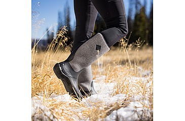 Image of Muck Boots Hale Multi-Season Boot - Womens, Black w/ Fuzzy Herringbone, 8, HAW-1HB-BLK-080