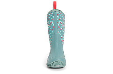 Image of Muck Boots Hale Rubber Boots - Kids, Trooper/Winter Floral, 9, KBH-2FLR-BLU-090
