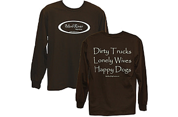 Image of Mud River Long Sleeve T-shirts - Small Brown MRLS-SB