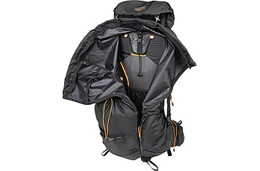Image of Mystery Ranch Radix 57 Backpacks - Mens, Black/Hunter, Small, 112976-002-20