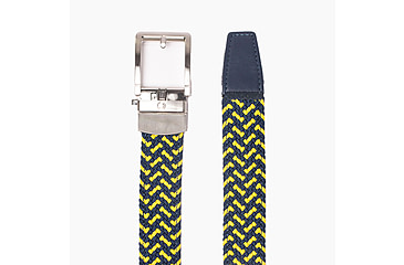 Image of Nexbelt Braided Belt, Gold/Blue, Up to 50 Waist, PCD1893
