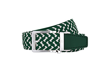 Image of Nexbelt Braided Belt, Green/White, Up to 50&quot; Waist, PCD1909