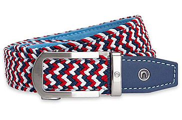 Image of Nexbelt Braided Belt - Kids, Red/White/Blue, PGJ8827
