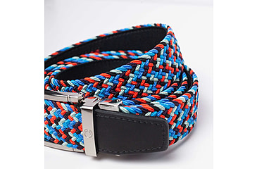 Image of Nexbelt Braided Belt, Red/Grey/Blue, Up to 50&quot; Waist, PCD4788