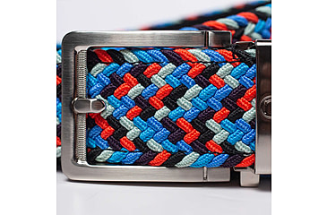 Image of Nexbelt Braided Belt, Red/Grey/Blue, Up to 50&quot; Waist, PCD4788