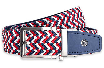 Image of Nexbelt Braided Belt, Red/White/Blue, PCD8087
