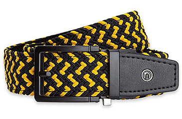 Image of Nexbelt Braided Golf Belt, Black/Gold, PCD9879