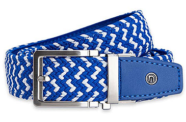 Image of Nexbelt Braided Golf Belt, Blue,White, PCD3590