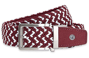 Image of Nexbelt Braided Golf Belt, Marron,White, PCD9831