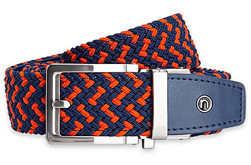 Image of Nexbelt Braided Golf Belt, Orange,Blue, PCD9855