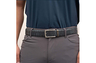Image of Nexbelt Crocodile Belt, Dark Grey, PCR9169