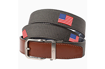 Image of Nexbelt Embroidered USA Belt, Grey, Up to 50 Waist, CEP2289