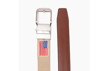 Image of Nexbelt Embroidered USA Belt, Tan/Blue, Up to 50 Waist, CEP2272